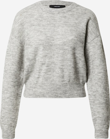 VERO MODA Sweater 'VIGGA' in Grey: front