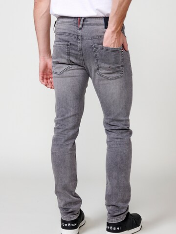 Coupe slim Jean KOROSHI en gris
