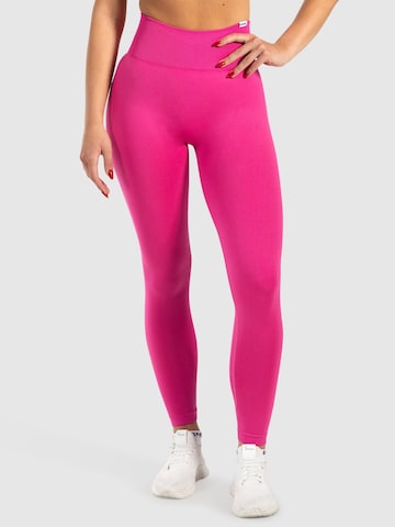 Smilodox Slimfit Sporthose 'Trixy' in Rot: Vorderseite