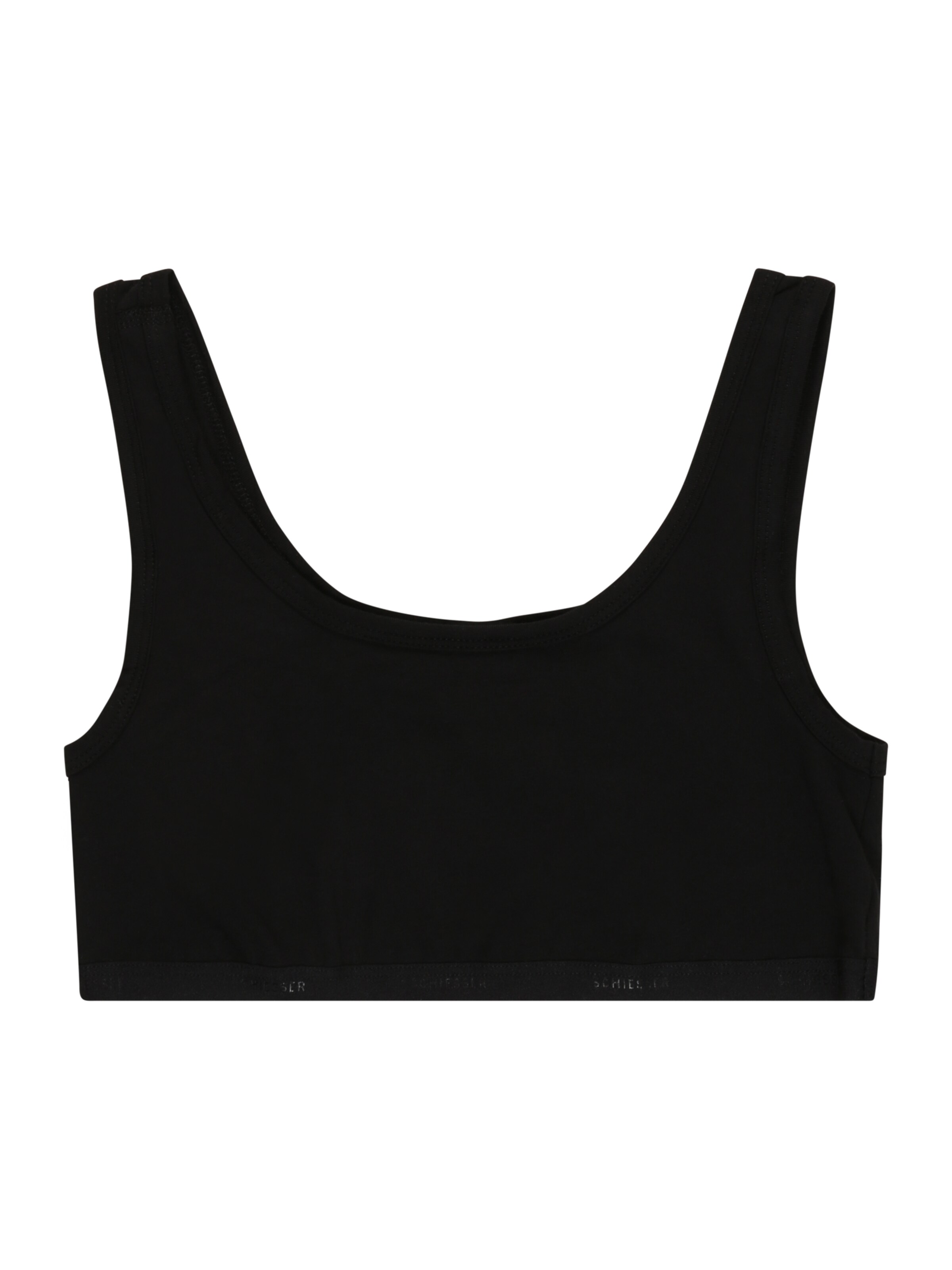 SCHIESSER Bustier BH in Zwart