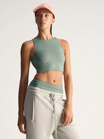 ADIDAS BY STELLA MCCARTNEY Sportovní top – zelená: přední strana