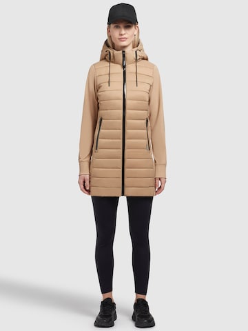 Manteau d’hiver ' MITE ' khujo en beige : devant