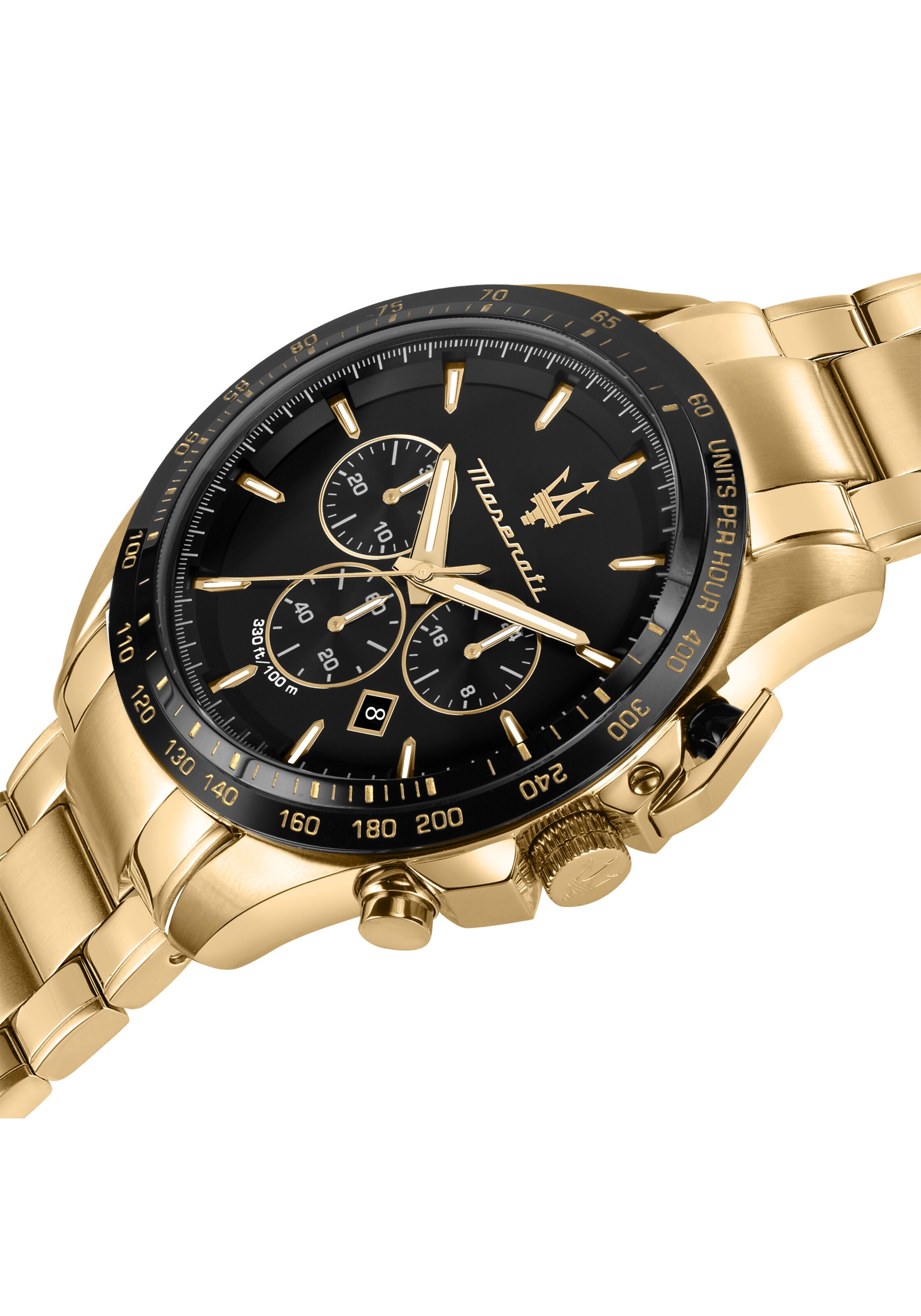 Männer Uhren Maserati Uhr 'Traguardo' in Gold - RF77577