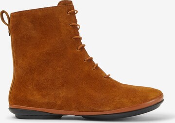 CAMPER Lace-Up Ankle Boots in Brown