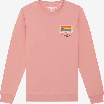 Watapparel Sweatshirt ' Rainbow Cassette ' in Pink: Vorderseite