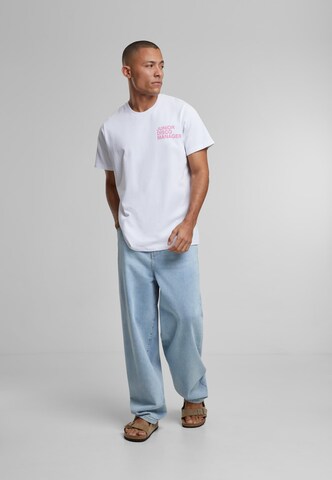 T-Shirt 'Junior Disco Manager' Pica Pica en blanc