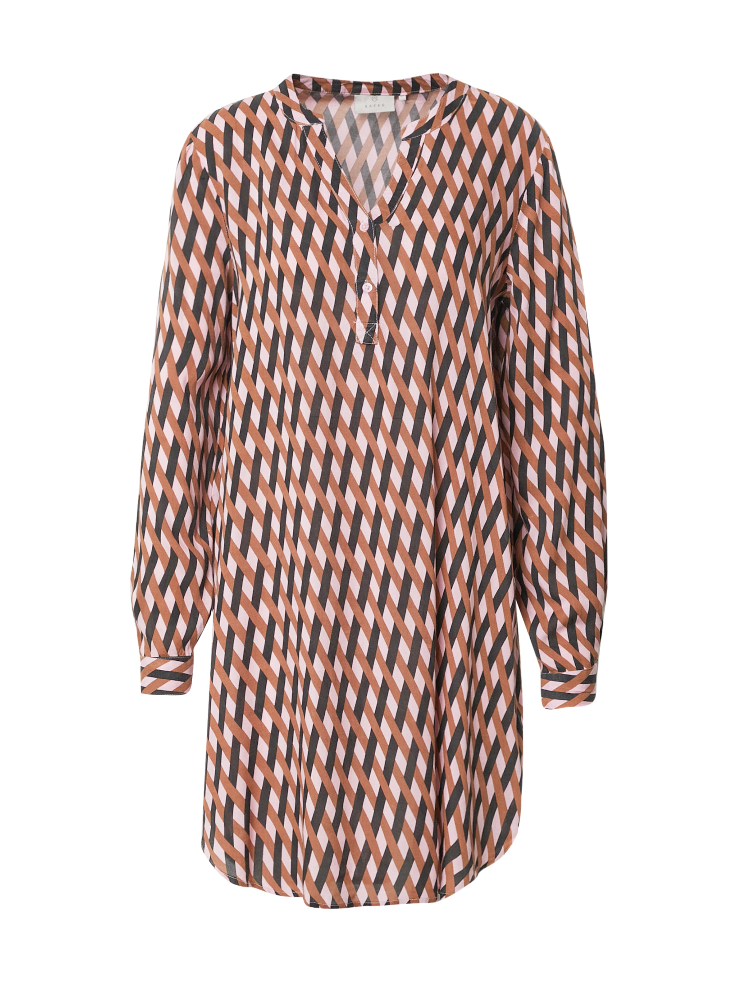 Kaffe Jurk &#x27;KAmarana&#x27; in Roze: voorkant