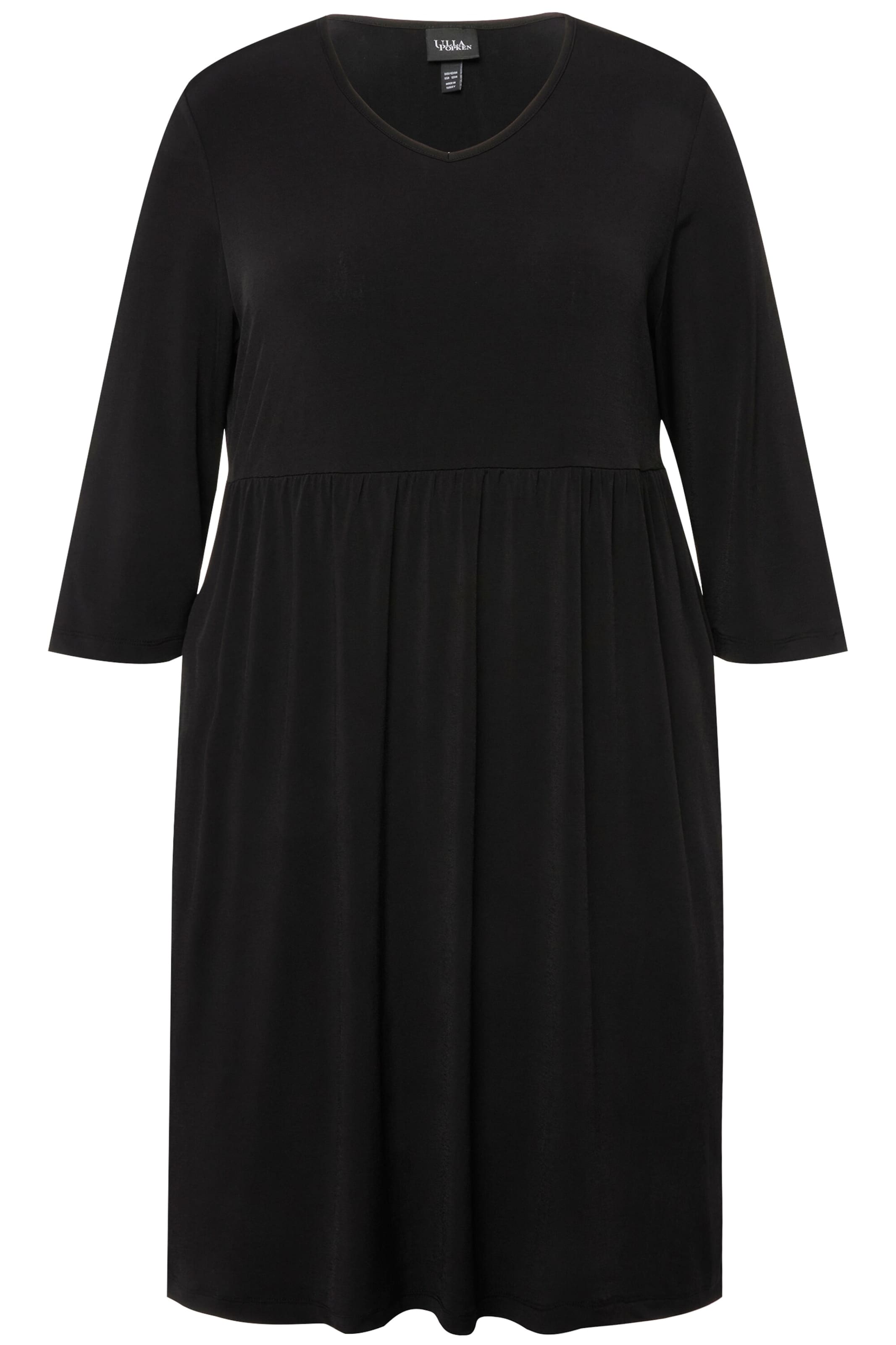 Ulla Popken Jurk in Zwart: voorkant
