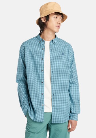 TIMBERLAND - Ajuste regular Camisa en verde: frente