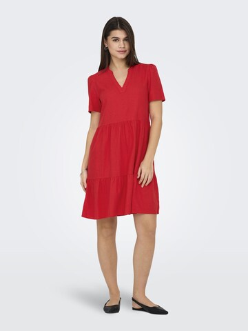 Robe 'ONLTiri-Caro' ONLY en rouge : devant