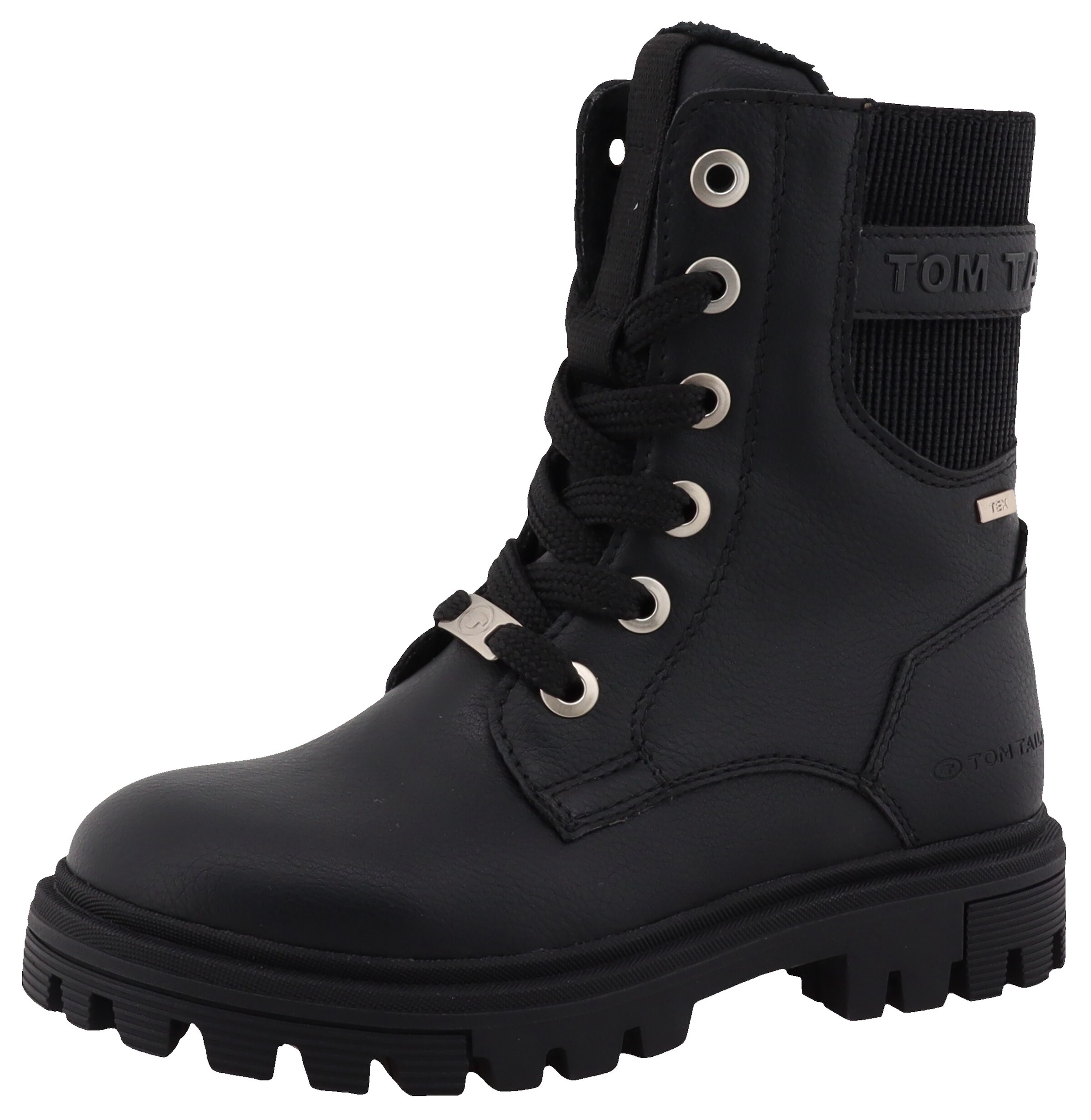 TOM TAILOR Boots in Black