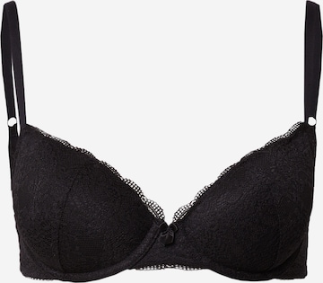 Cotton On Body T-shirt Bra in Black: front