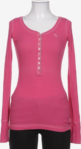 Abercrombie & Fitch Langarmshirt S in Pink: predná strana