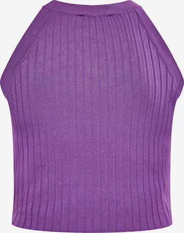 NAEMI Knitted Top in Purple