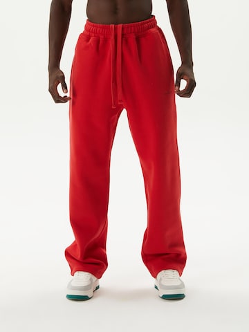 Ossy Homer Loosefit Sporthose 'Heavy Cotton 450 GSM N1Y013' in Rot