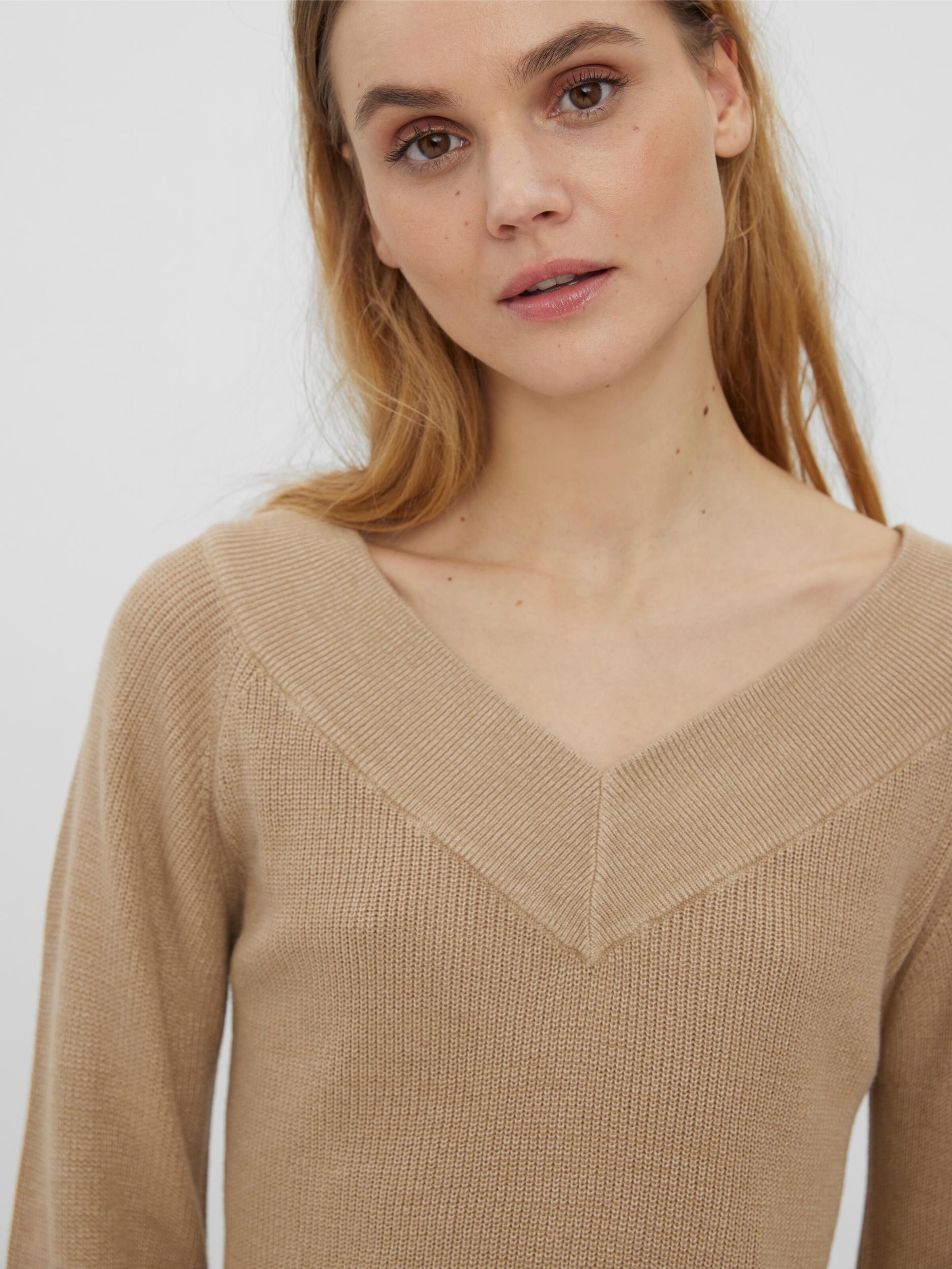 Frauen Pullover & Strick VERO MODA Pullover 'New Lex Sun' in Dunkelbeige - SE04985 Frauen Pullover & Strick VERO MODA Pullover 'New Lex Sun' in Dunkelbeige - SE04985