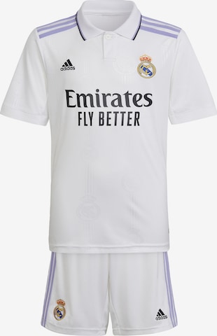 T-Shirt fonctionnel ' Real Madrid' ADIDAS PERFORMANCE en blanc : devant