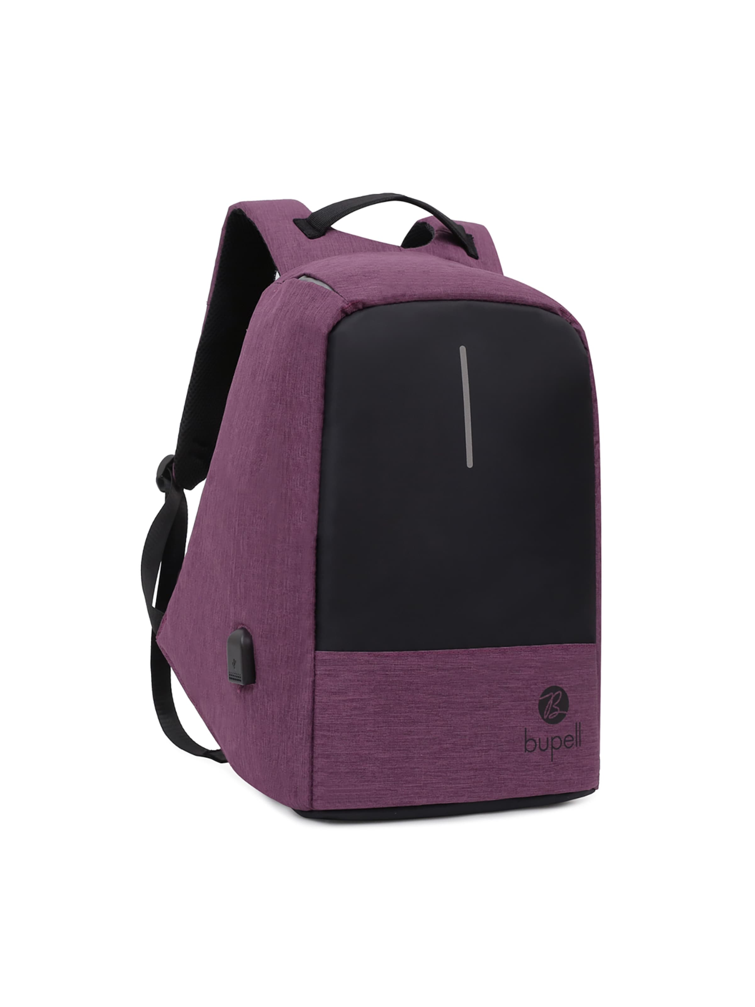 bupell Backpack 'Laptop & Anti-Diebstahl' in Purple: front