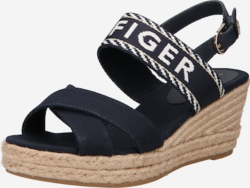 TOMMY HILFIGER Sandaal in Blauw: voorkant