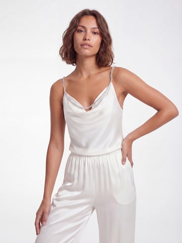 MYLAVIE by Sarah Harrison Τοπ σε λευκό: μπροστά