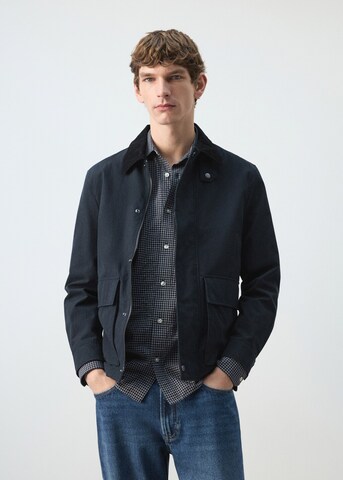MANGO MAN Between-Season Jacket 'Paolo' in Blue: front