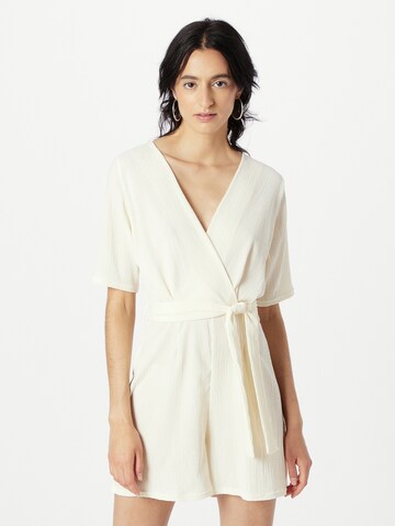 SISTERS POINT Jumpsuit 'EGINA' in White: front