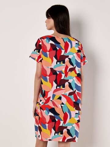 Robe 'Cocoon' Apricot en mélange de couleurs