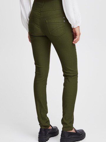 Fransa - Skinny Pantalón 'ZALIN' en verde