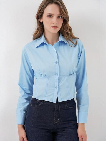 Camicia da donna di Bigdart in blu: frontale