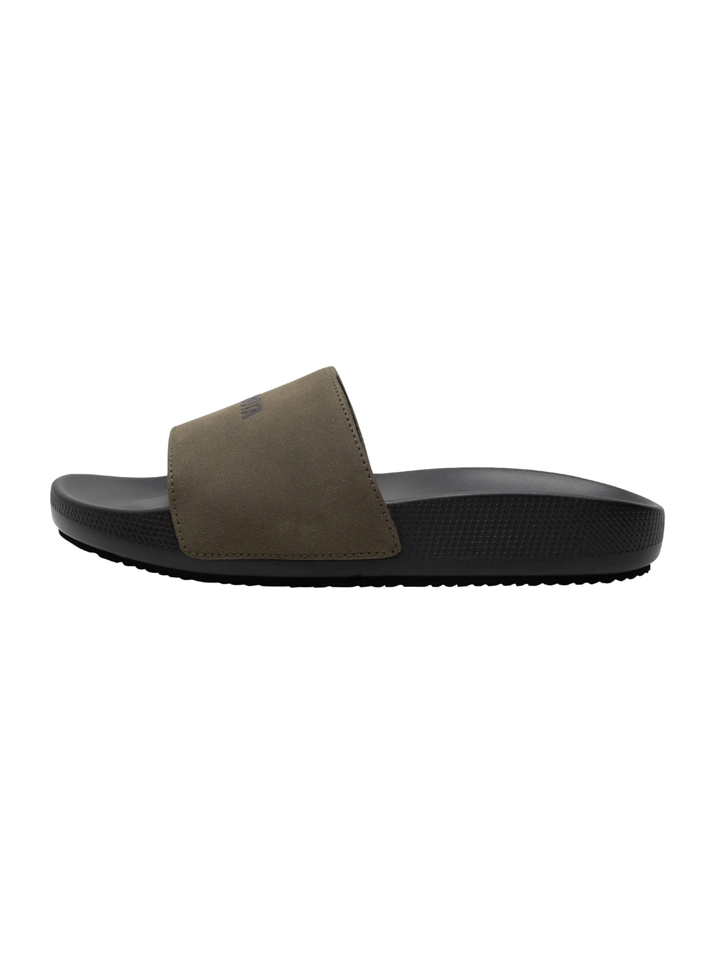 Scarpe da spiaggia / da bagno 'Kubota Men's Slip-On Essence Urban Slides' di Kubota in verde: frontale