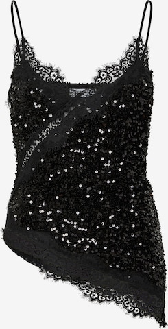 Top 'PCKAMMY' de la PIECES pe negru: față
