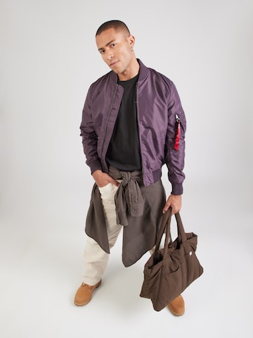 ALPHA INDUSTRIES - Casaco meia-estação 'MA-1 TT' em roxo