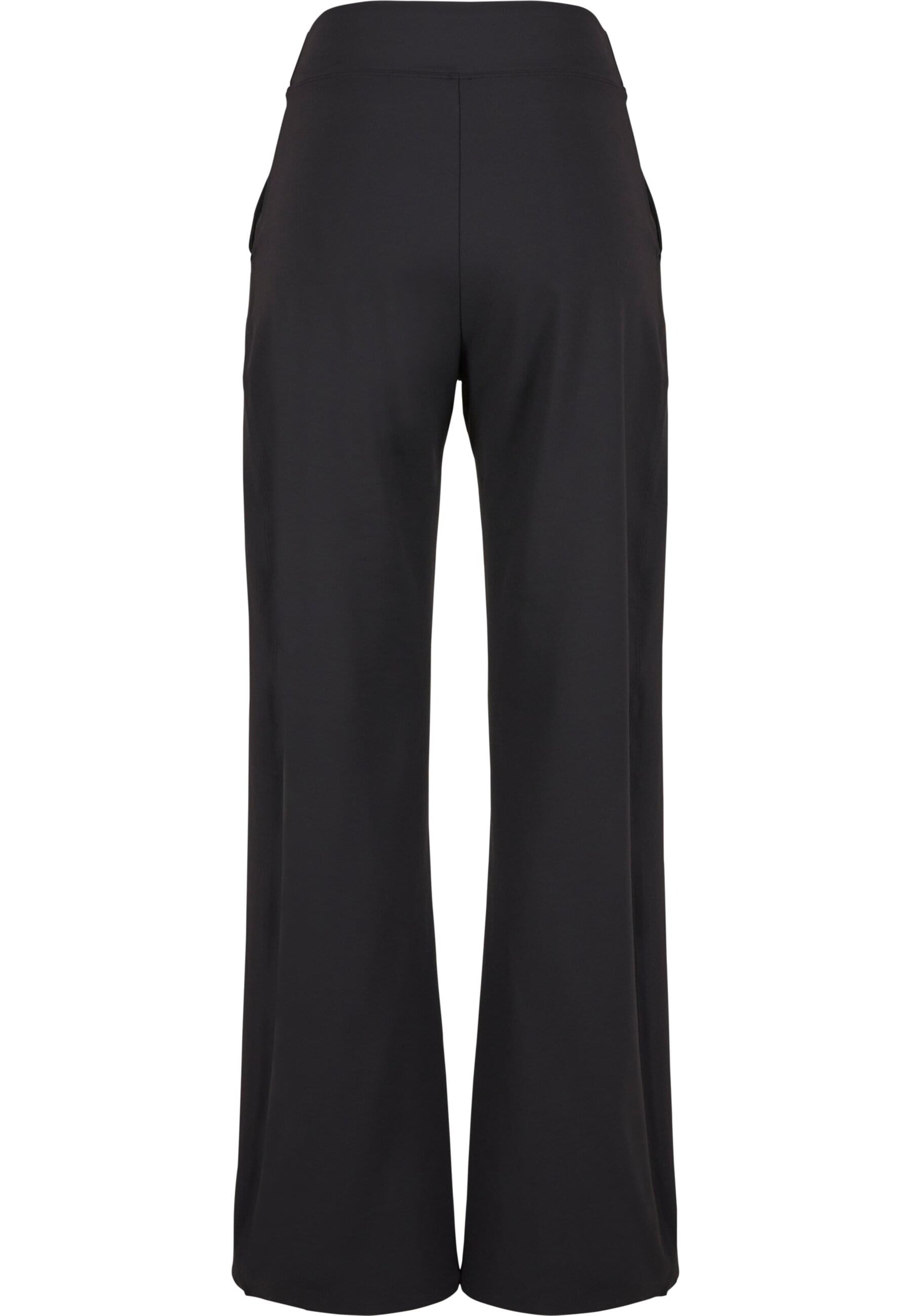 Wide Leg Pantalon de sport Aim'n en noir