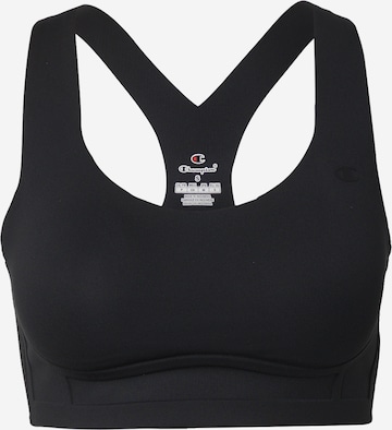 juoda Champion Authentic Athletic Apparel Biustjė Sportinė liemenėlė: priekis