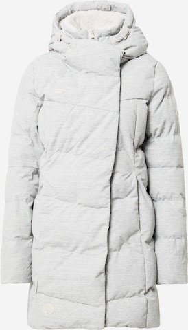 Ragwear Wintermantel 'PAVLA' in Wit: voorkant