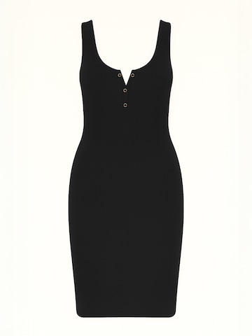 Nudyess Sommerkleid 'Louisiana mini' in Schwarz: Vorderseite