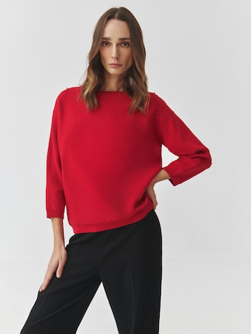 TATUUM Sweater 'Perlo' in Red: front
