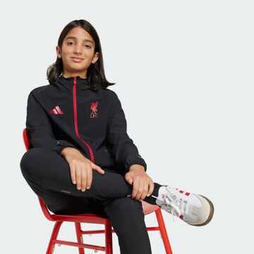 ADIDAS PERFORMANCE Sports jacket 'Liverpool FC Tiro 25 Competition' in Black