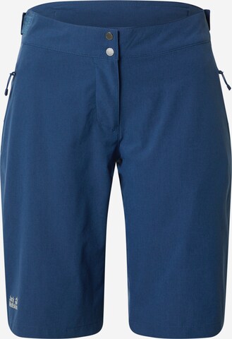 JACK WOLFSKIN Regular Sportshorts 'Gradient' in Blau: predná strana