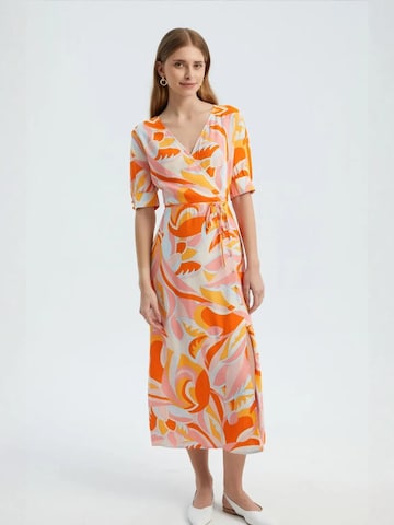 Hiccup Jurk in Oranje: voorkant