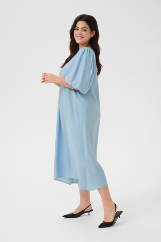 KAFFE CURVE Kleid 'Pico Solid' in Blau