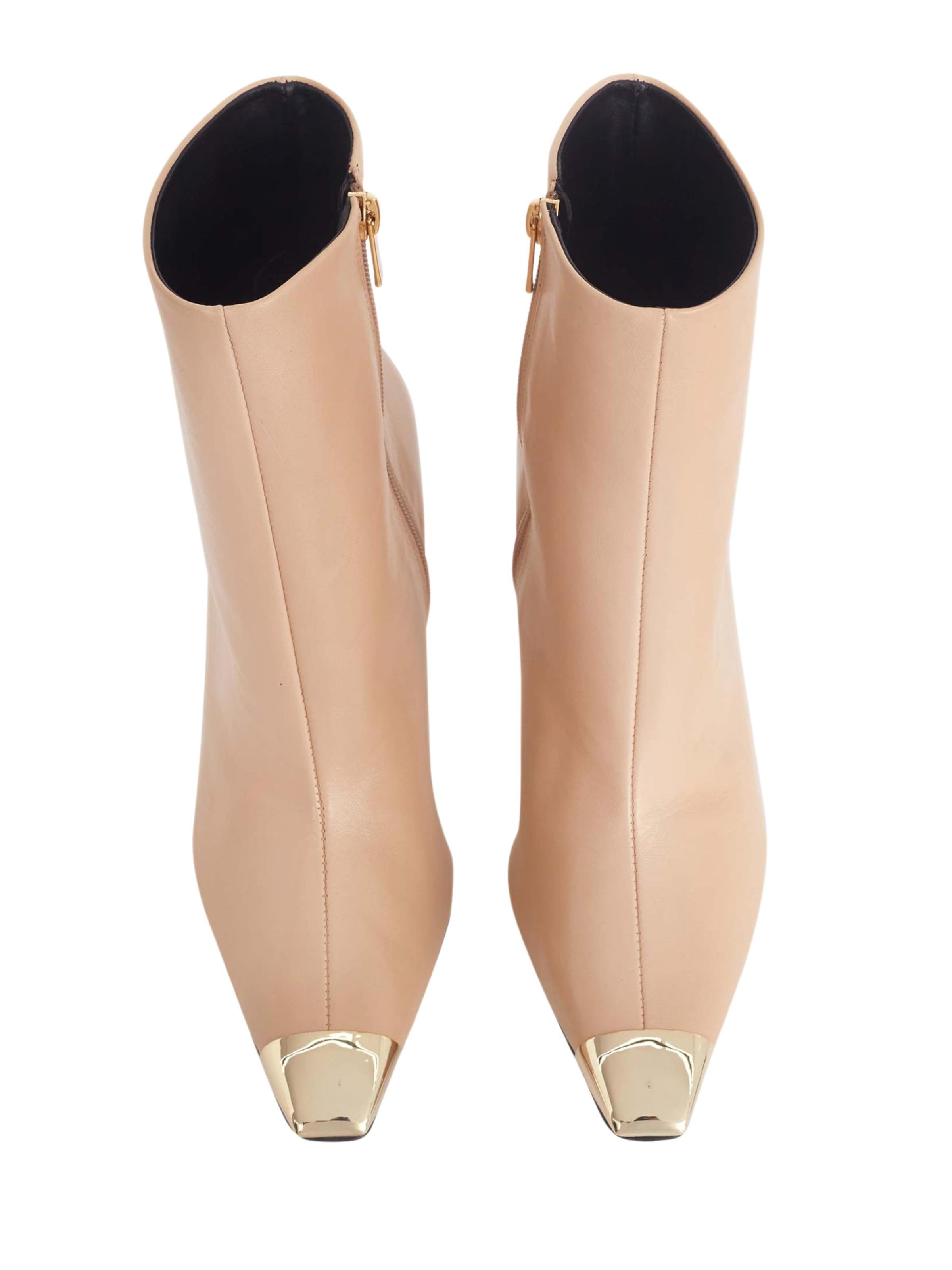 Mangara Atelier - Botas de tobillo 'Bottines Mangara' en beige