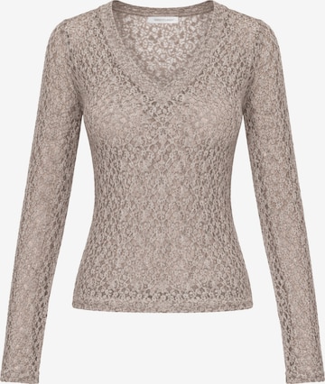 SASSYCLASSY Shirt in Grey: front
