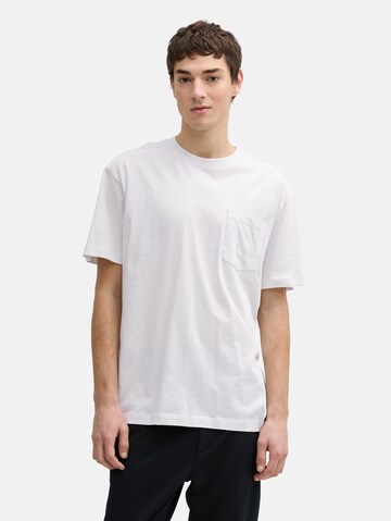 TOM TAILOR DENIM Shirt in White: front