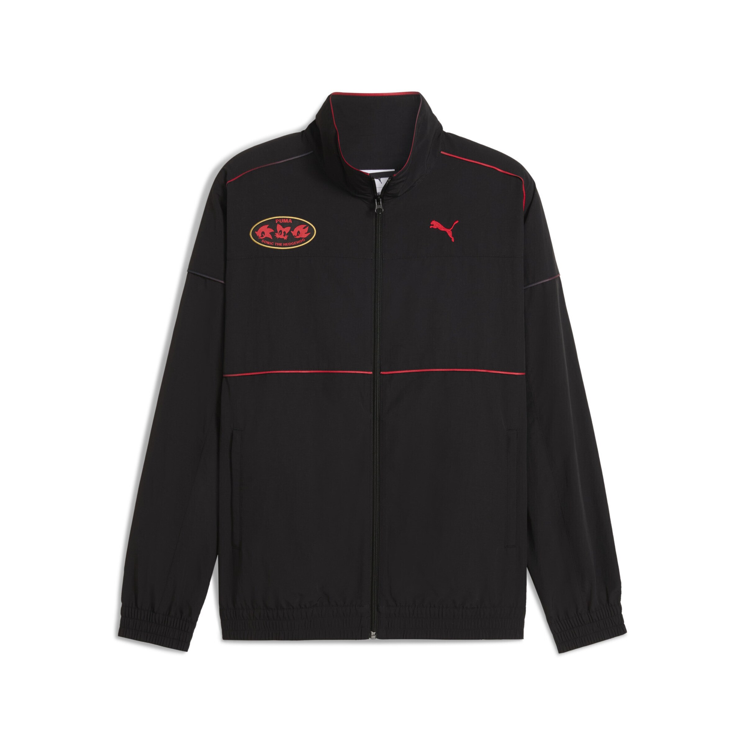 PUMA Athletic Jacket 'PUMA x SONIC THE HEDGEHOG' in Black, Item view