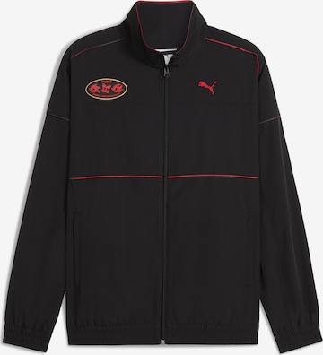 Veste de sport 'PUMA x SONIC THE HEDGEHOG' PUMA en noir : devant