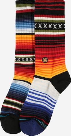 Stance Sportsocken 'Curren in Rot: Vorderseite