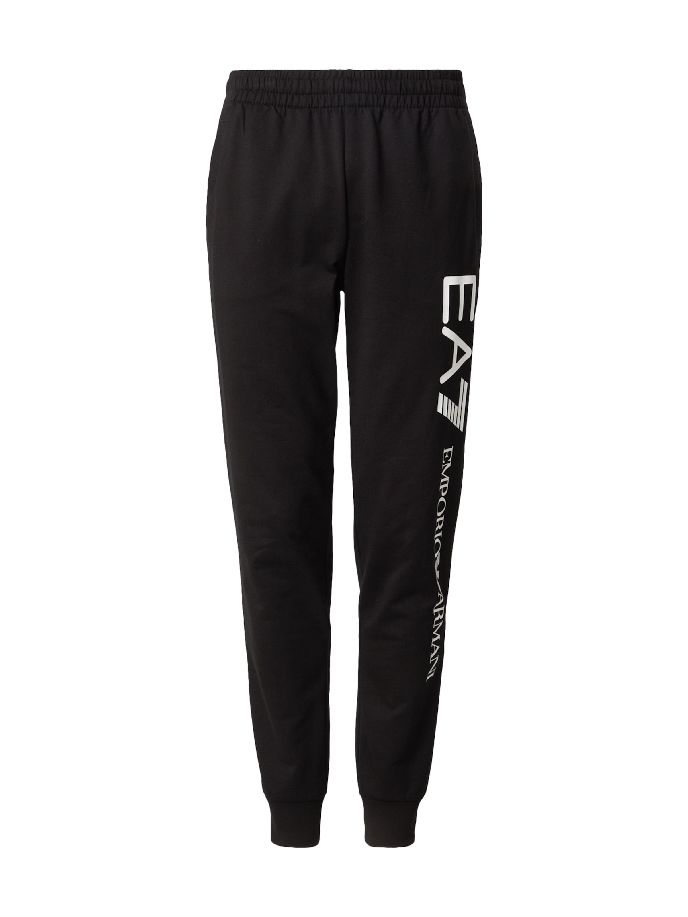 EA7 Emporio Armani Zúžený Kalhoty – černá: přední strana