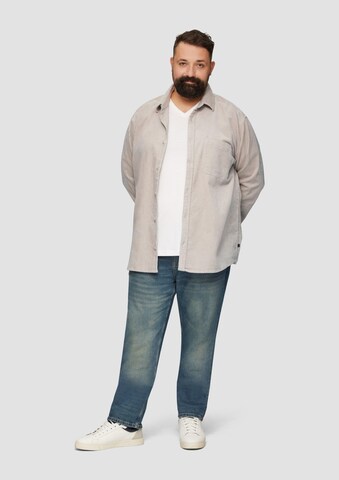 s.Oliver Comfort fit Button Up Shirt in Grey