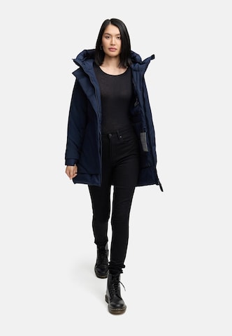 NAVAHOO Wintermantel 'Winterprinzessin' in Blauw
